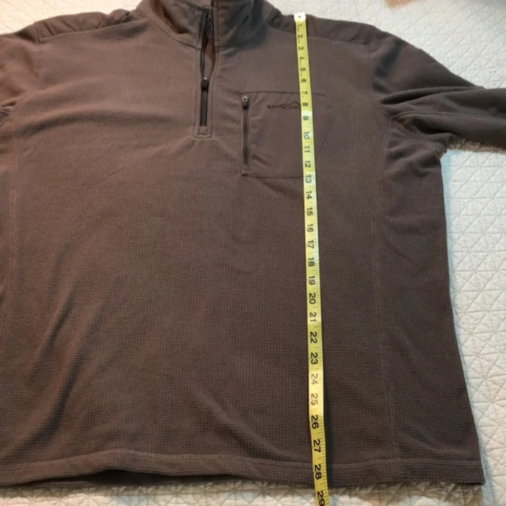 Eddie Bauer size Large cocoa brown knit shirt - Picture 8 of 8